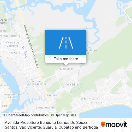 Avenida Presbítero Benedito Lemos De Souza map