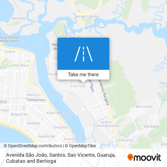 Avenida São João map