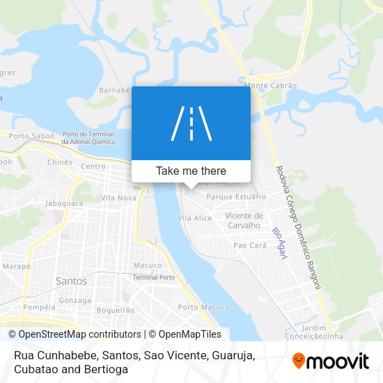 Rua Cunhabebe map
