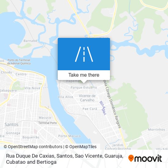 Mapa Rua Duque De Caxias