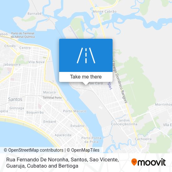 Rua Fernando De Noronha map