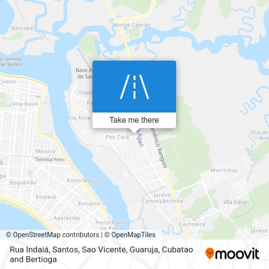 Rua Indaiá map