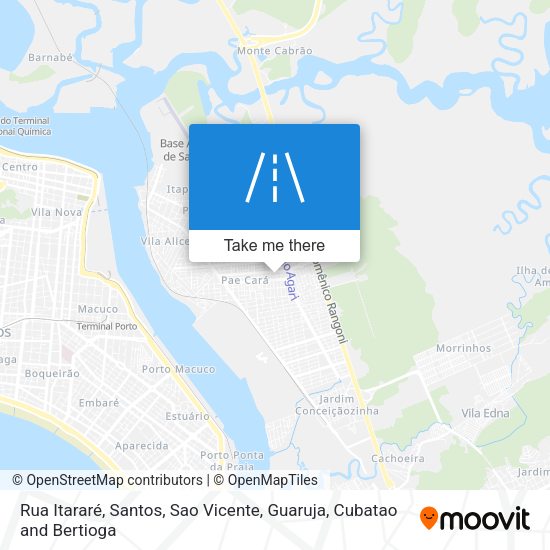 Rua Itararé map