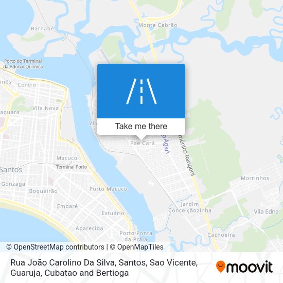 Rua João Carolino Da Silva map