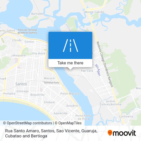 Rua Santo Amaro map