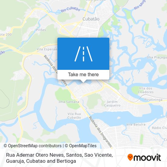 Rua Ademar Otero Neves map