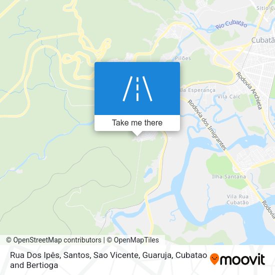 Rua Dos Ipês map