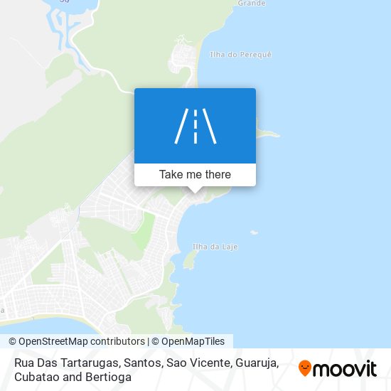 Rua Das Tartarugas map