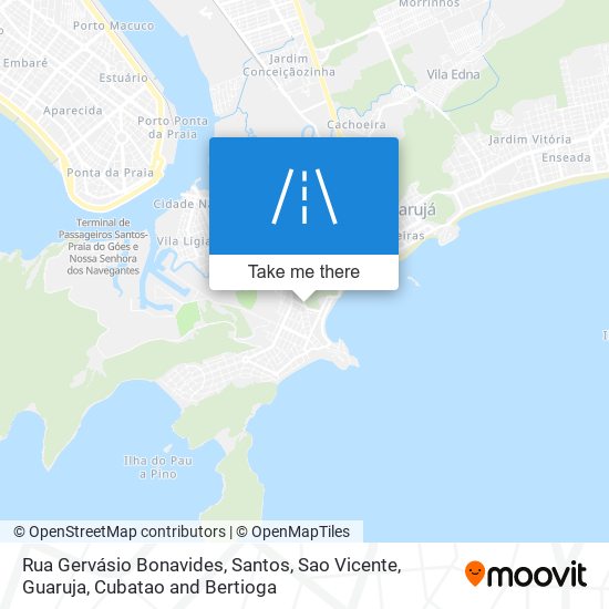 Mapa Rua Gervásio Bonavides