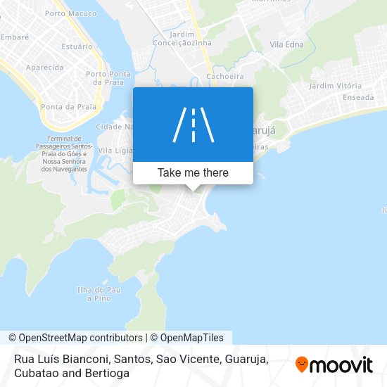 Rua Luís Bianconi map