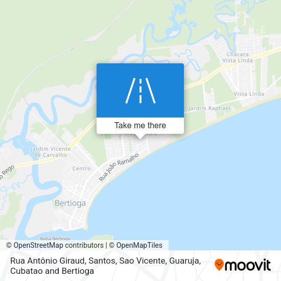 Rua Antônio Giraud map