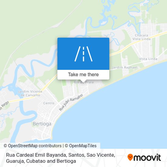 Rua Cardeal Emil Bayanda map