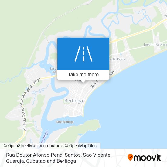 Rua Doutor Afonso Pena map