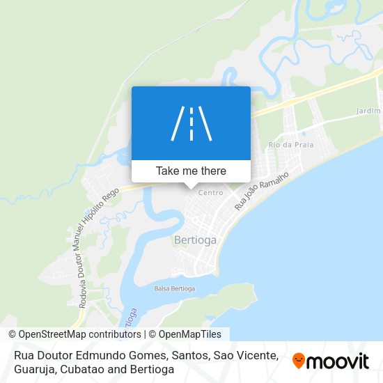 Rua Doutor Edmundo Gomes map
