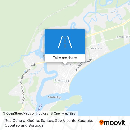 Rua General Osório map