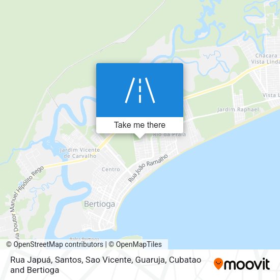 Rua Japuá map