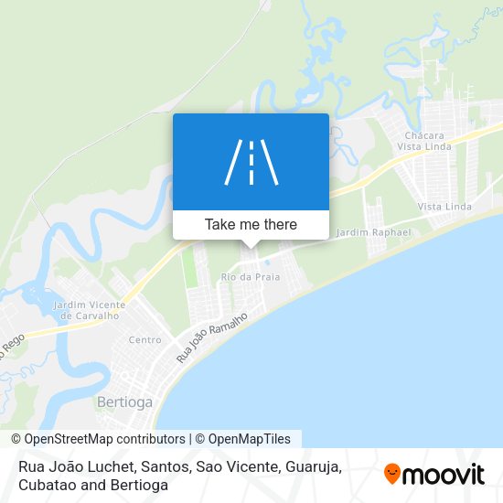 Rua João Luchet map