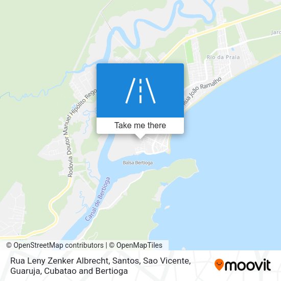 Rua Leny Zenker Albrecht map