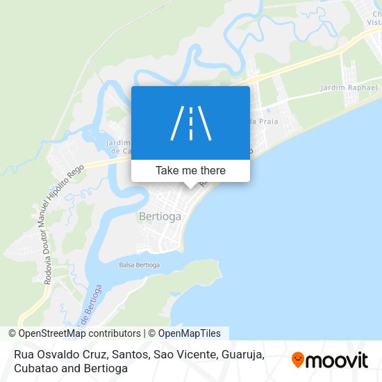 Rua Osvaldo Cruz map