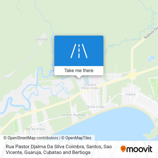 Rua Pastor Djalma Da Silva Coimbra map