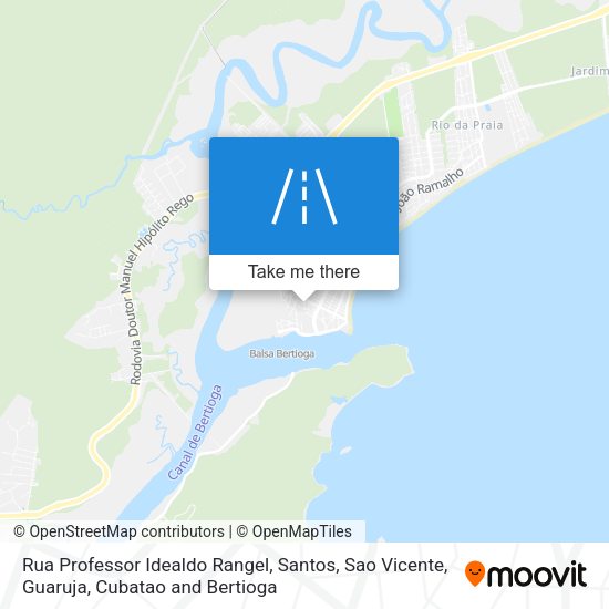 Rua Professor Idealdo Rangel map