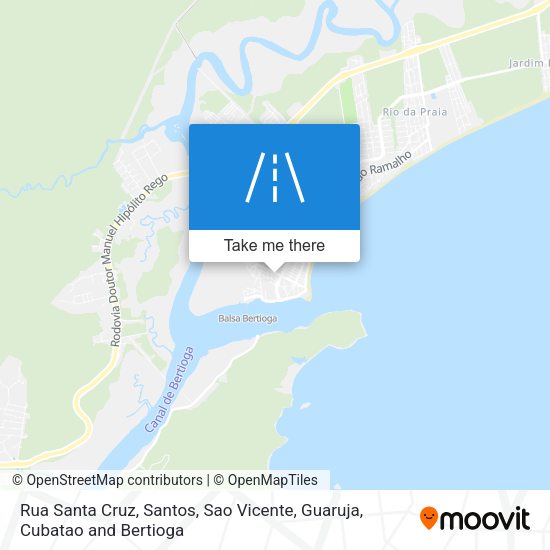 Rua Santa Cruz map