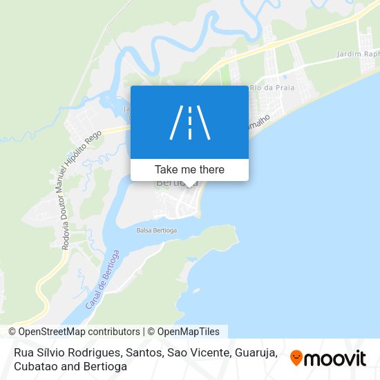 Rua Sílvio Rodrigues map