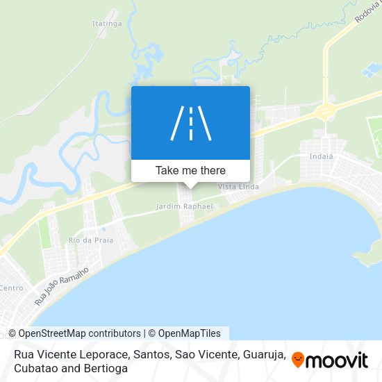 Rua Vicente Leporace map