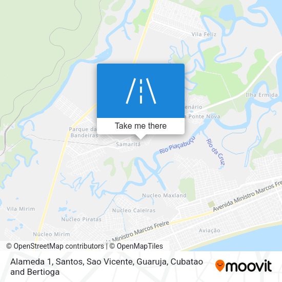 Alameda 1 map