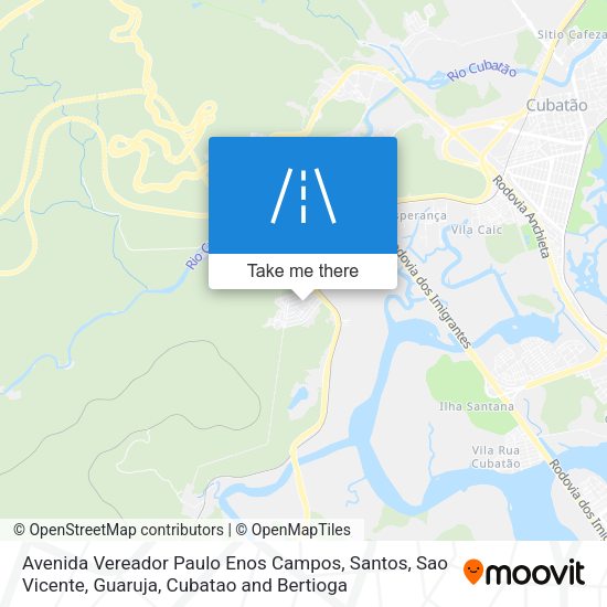 Avenida Vereador Paulo Enos Campos map