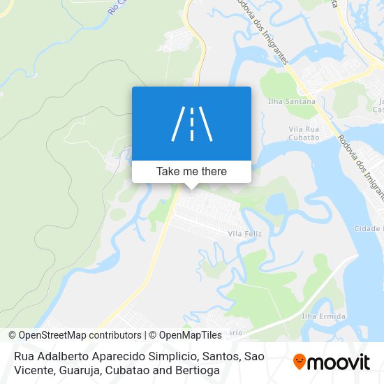 Rua Adalberto Aparecido Simplicio map