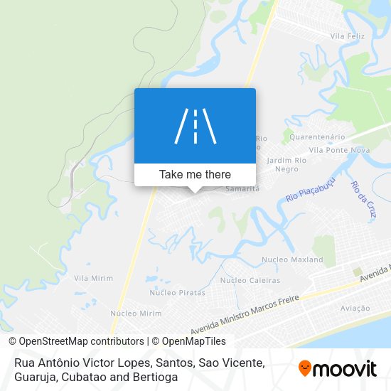 Rua Antônio Victor Lopes map