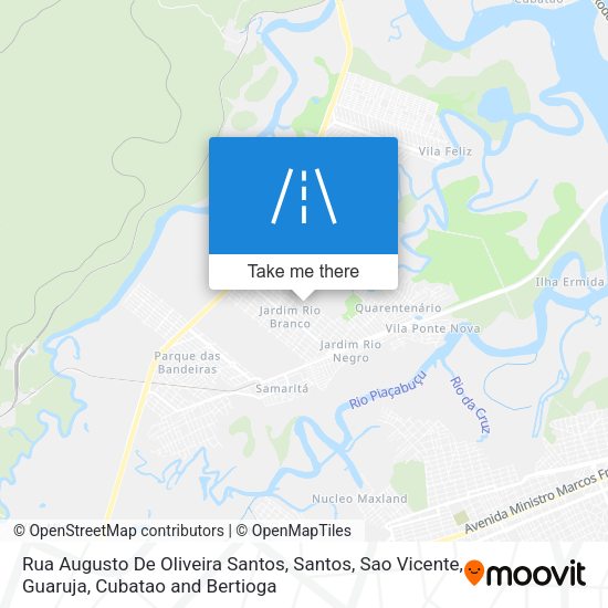 Rua Augusto De Oliveira Santos map