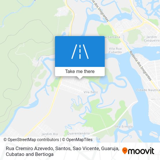Rua Cremiro Azevedo map