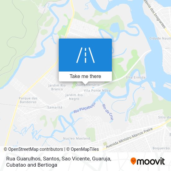 Rua Guarulhos map