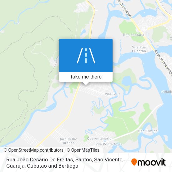 Rua João Cesário De Freitas map