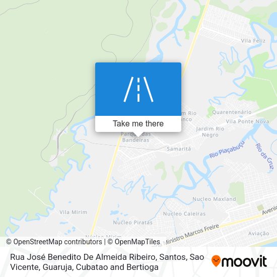 Rua José Benedito De Almeida Ribeiro map