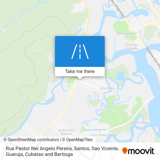 Rua Pastor Neí Angelo Pereira map