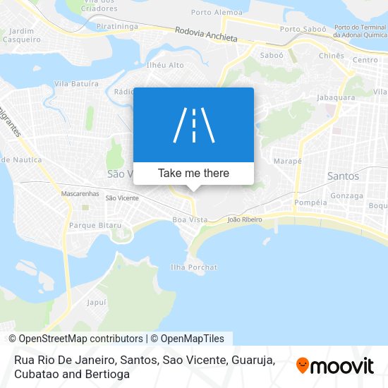 Rua Rio De Janeiro map