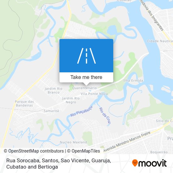 Rua Sorocaba map