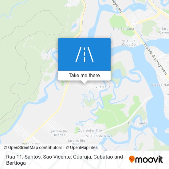 Rua 11 map