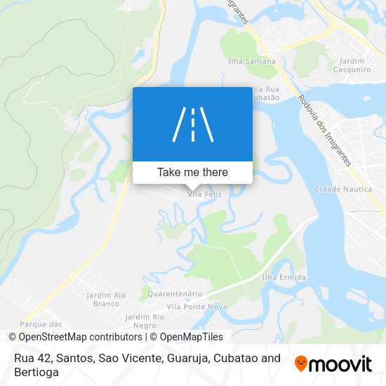 Rua 42 map