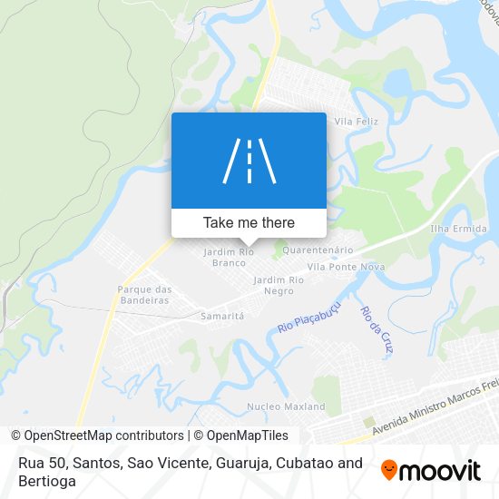 Rua 50 map