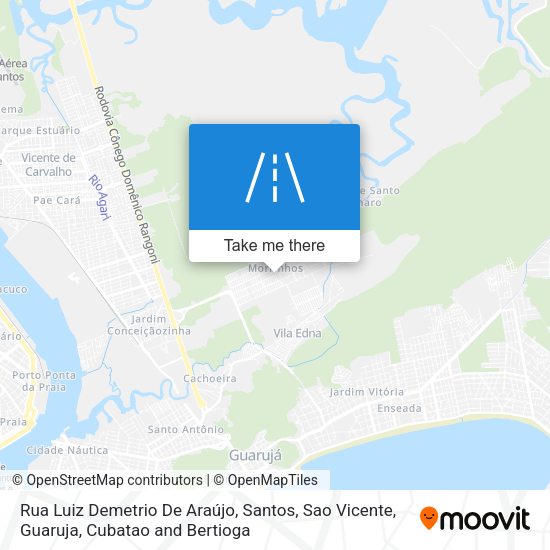 Rua Luiz Demetrio De Araújo map