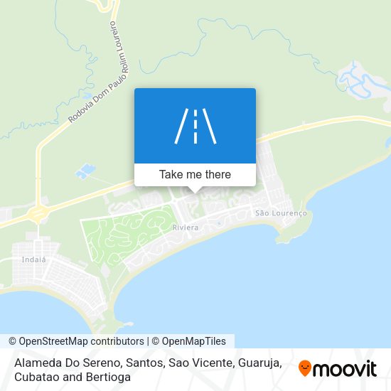 Alameda Do Sereno map