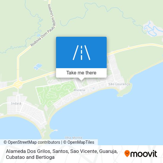 Alameda Dos Grilos map