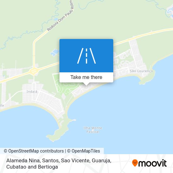 Alameda Nina map
