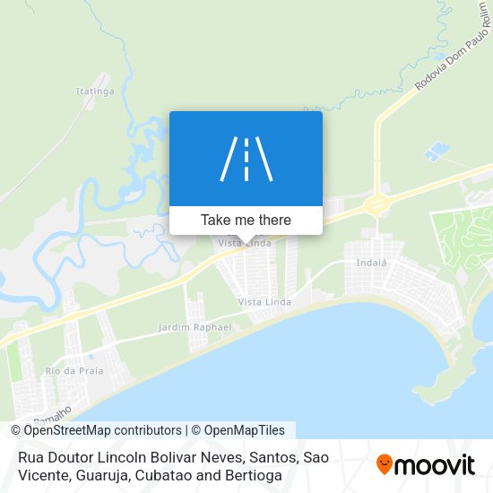 Rua Doutor Lincoln Bolivar Neves map