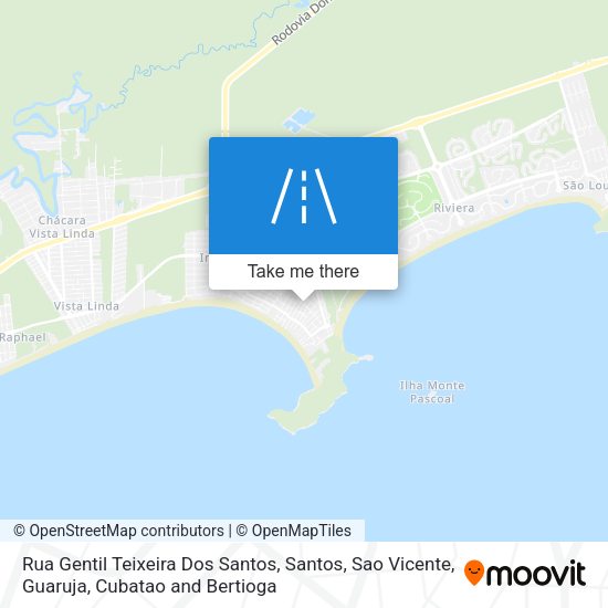 Rua Gentil Teixeira Dos Santos map