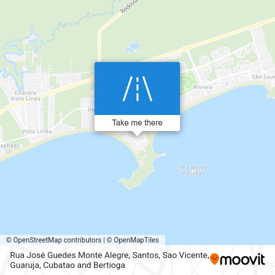 Rua José Guedes Monte Alegre map